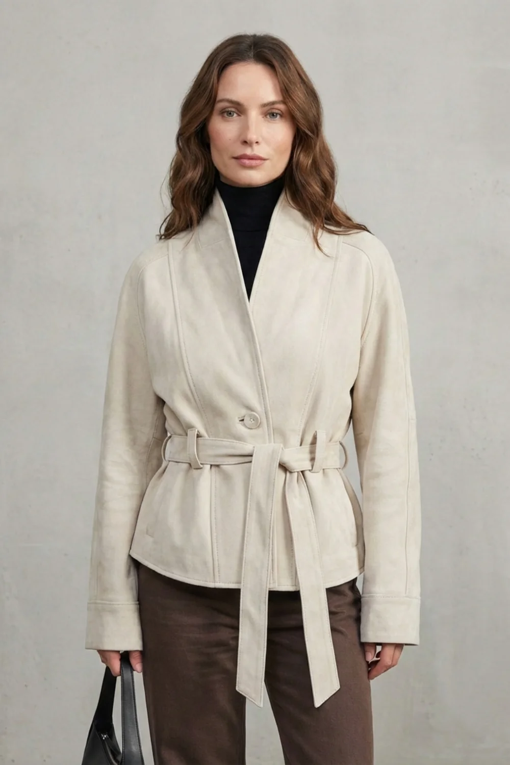 Alette – Cropped Double-Breasted Wool Jacket – French Elegance - Image 6