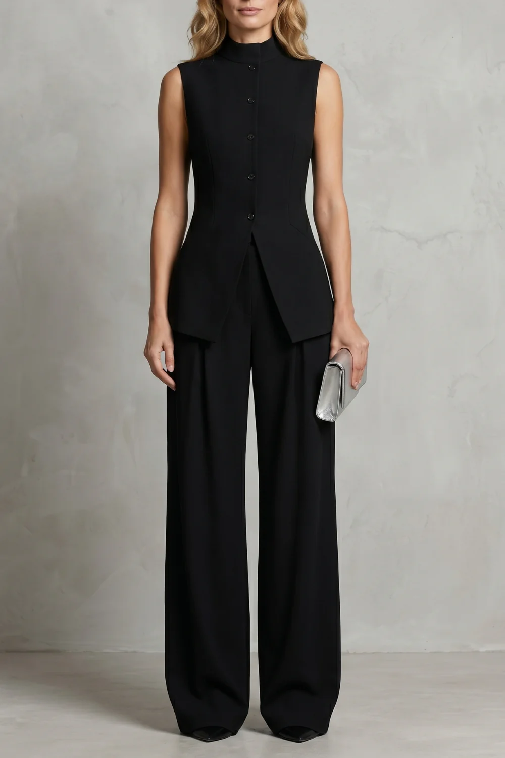 Aurellia – Draped tailored elegance – Trouser set