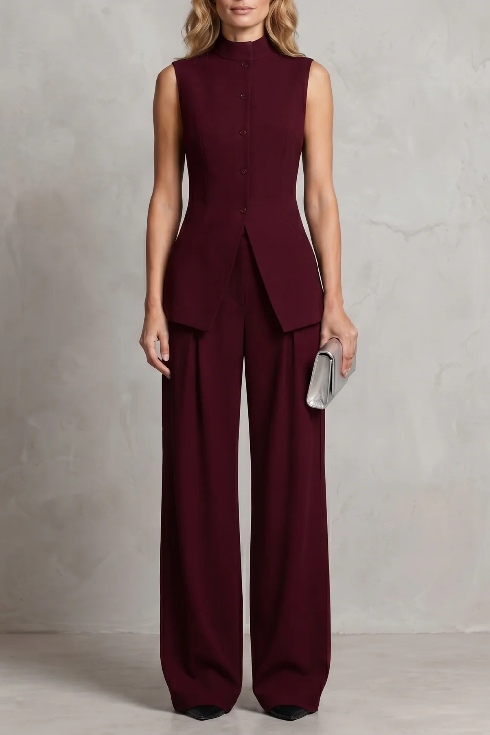 Aurellia – Draped tailored elegance – Trouser set - Image 11