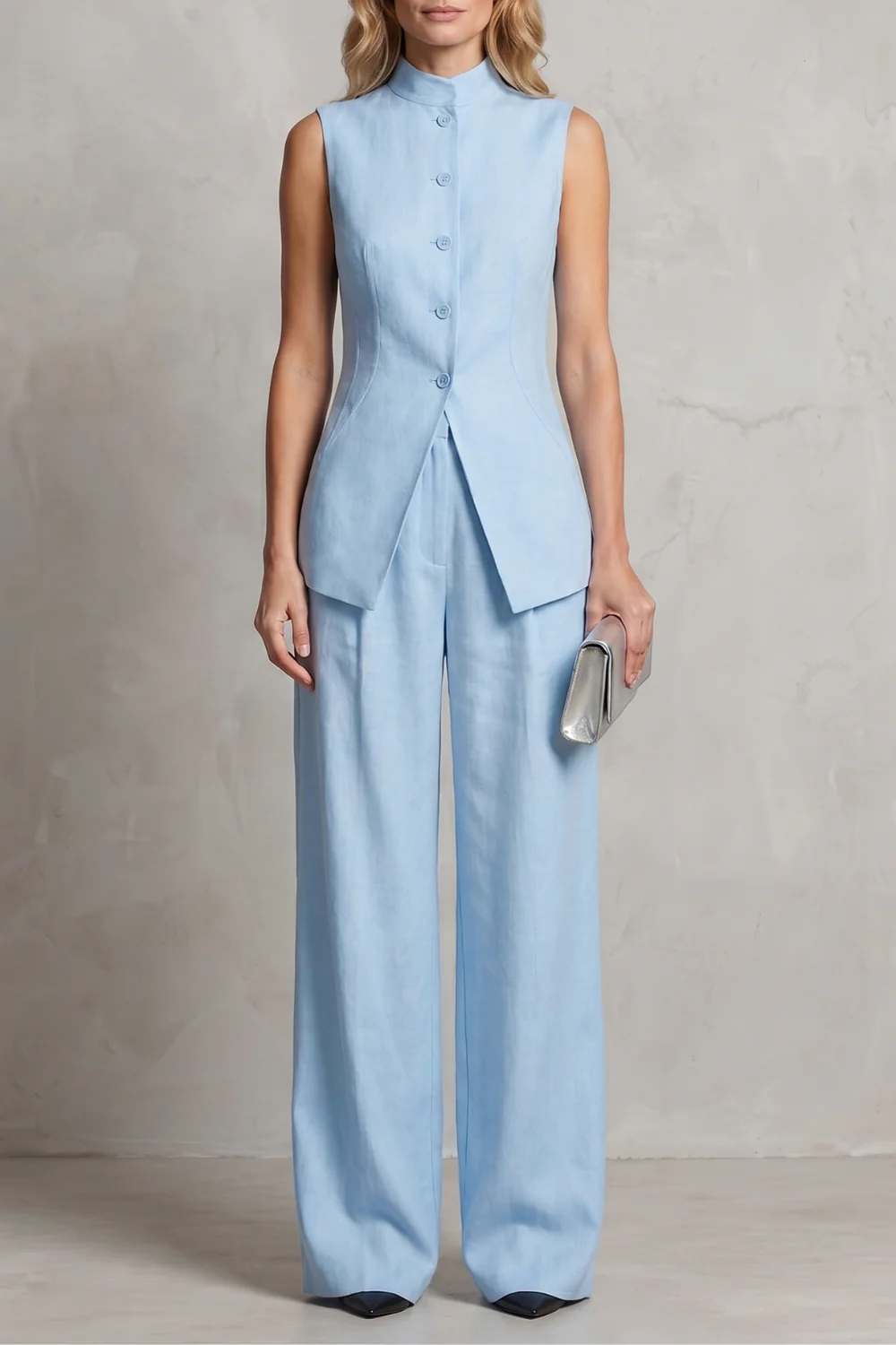 Aurellia – Draped tailored elegance – Trouser set - Image 13