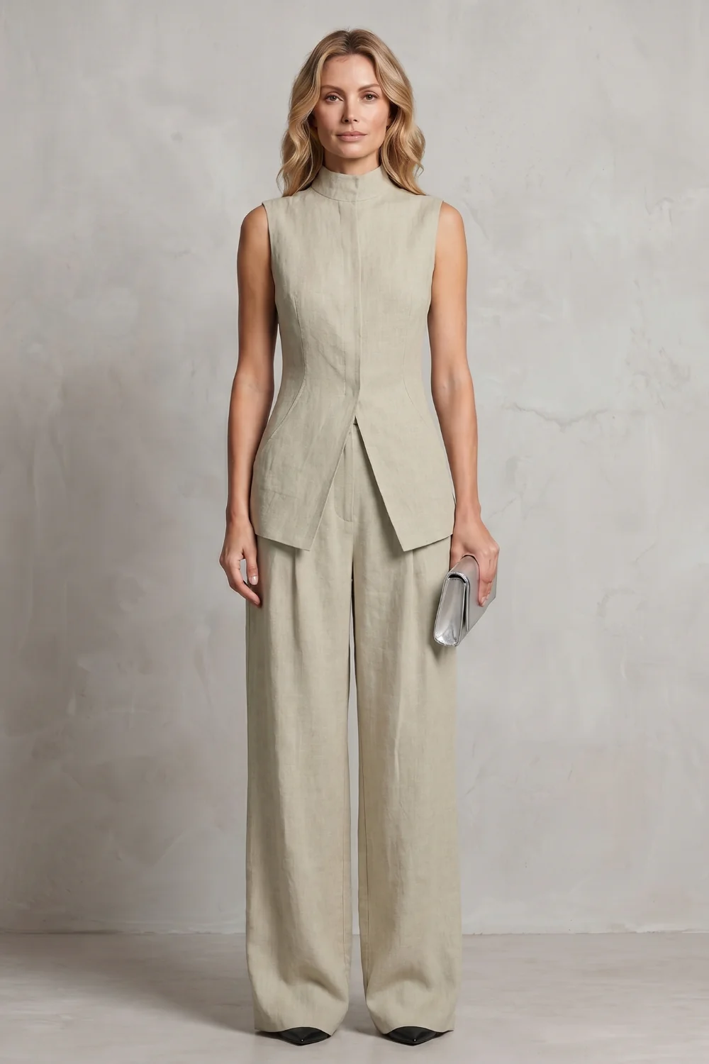 Aurellia – Draped tailored elegance – Trouser set - Image 16