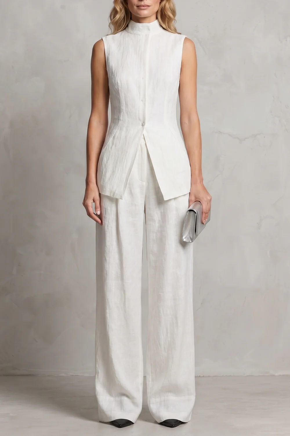 Aurellia – Draped tailored elegance – Trouser set - Image 5