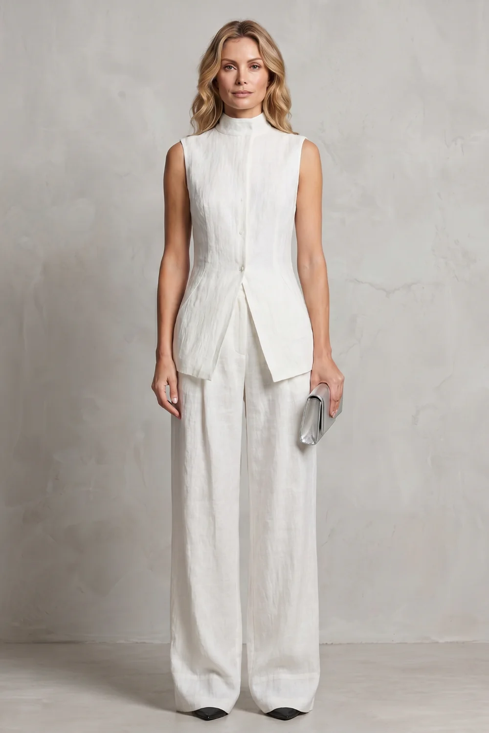 Aurellia – Draped tailored elegance – Trouser set - Image 6