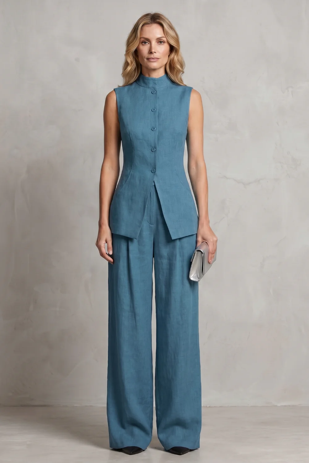 Aurellia – Draped tailored elegance – Trouser set - Image 8