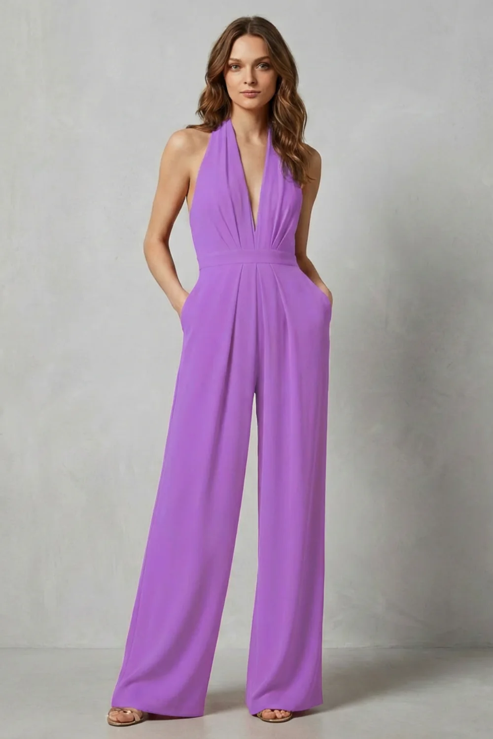 Aurora – Backless Halter Jumpsuit – Bold Summer Glamour - Image 10