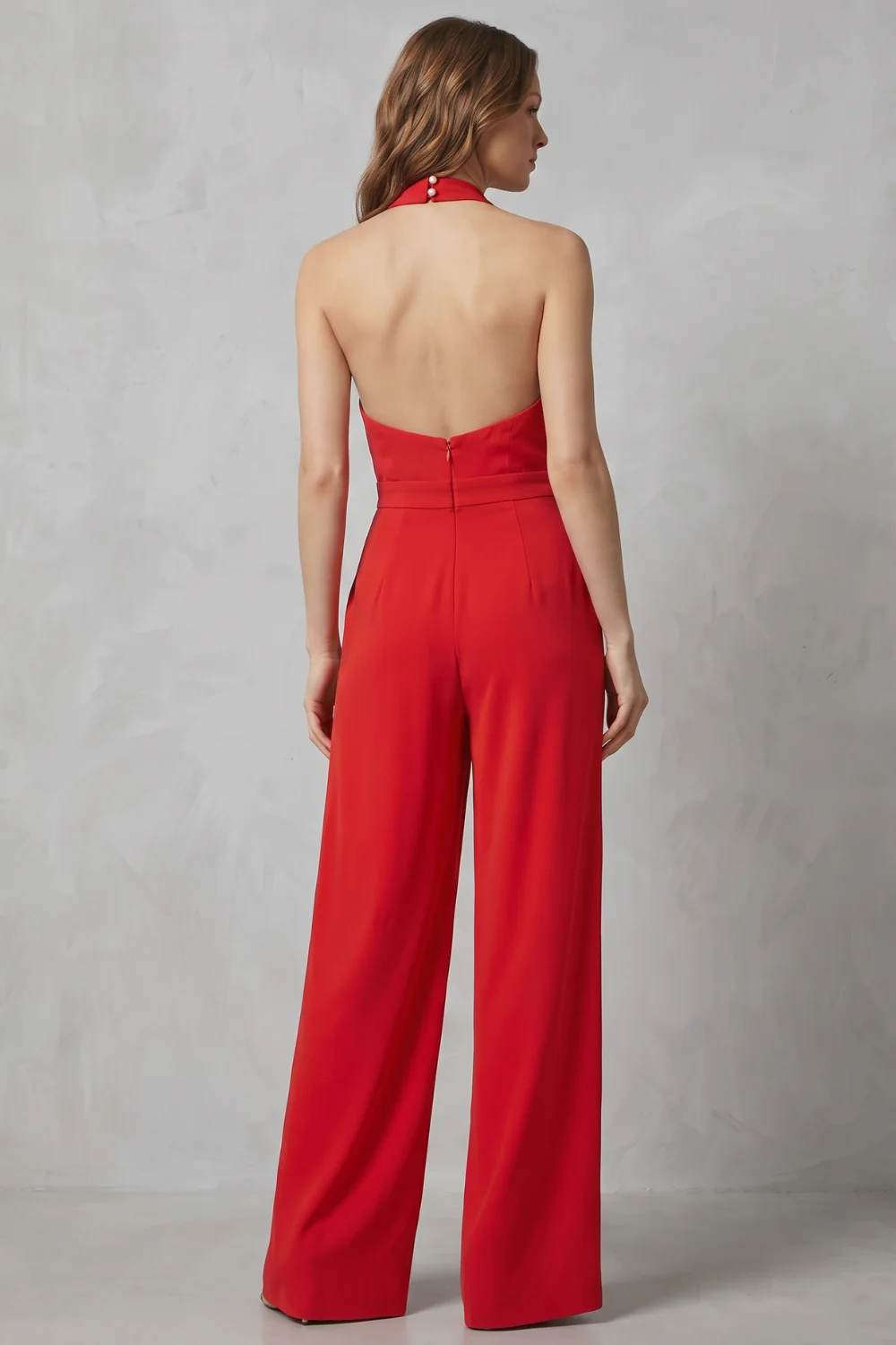 Aurora – Backless Halter Jumpsuit – Bold Summer Glamour - Image 4