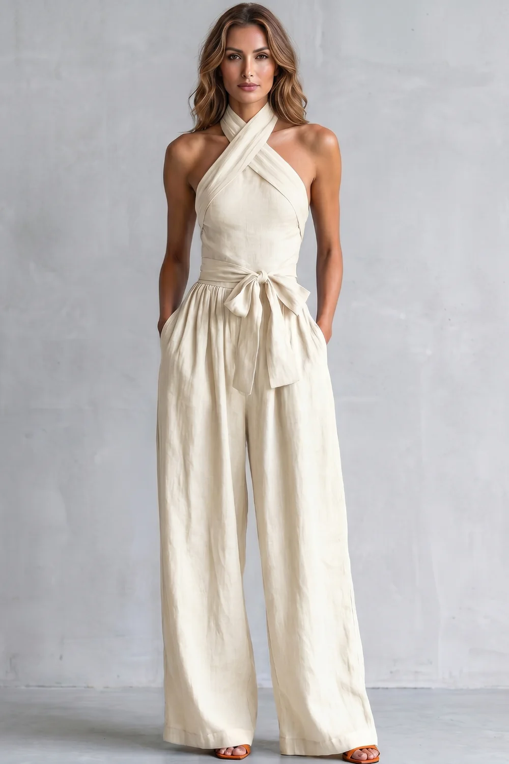 Aveline – Cross-halter sophistication – Wide-leg jumpsuit - Image 10