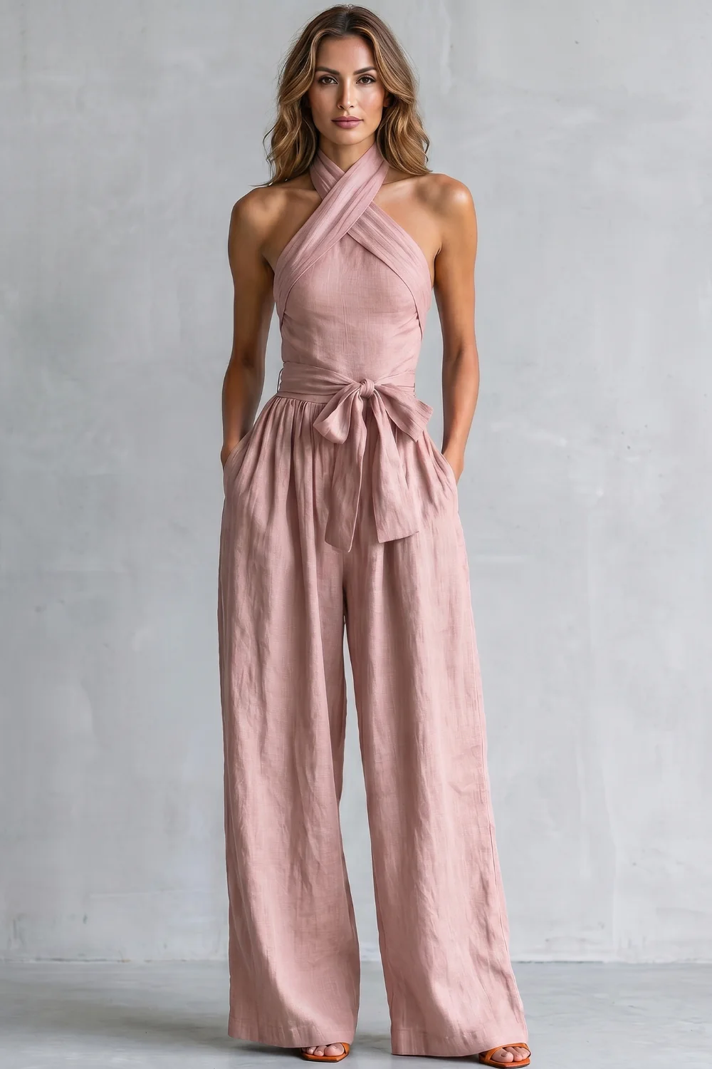 Aveline – Cross-halter sophistication – Wide-leg jumpsuit - Image 12