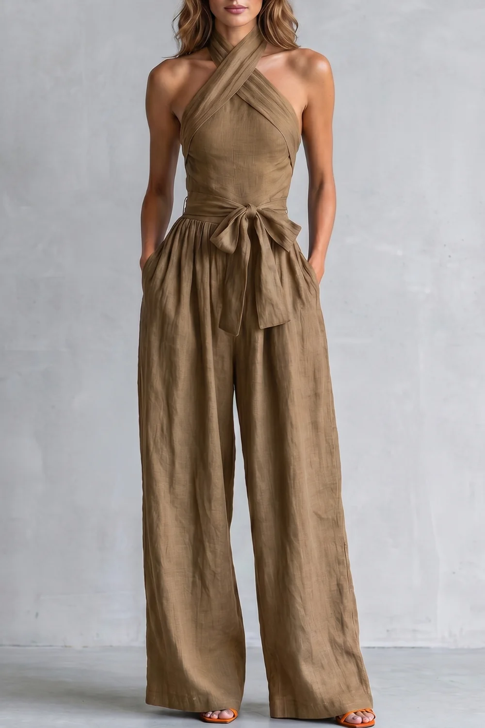 Aveline – Cross-halter sophistication – Wide-leg jumpsuit - Image 13