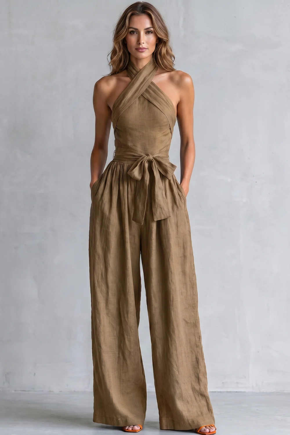 Aveline – Cross-halter sophistication – Wide-leg jumpsuit - Image 14