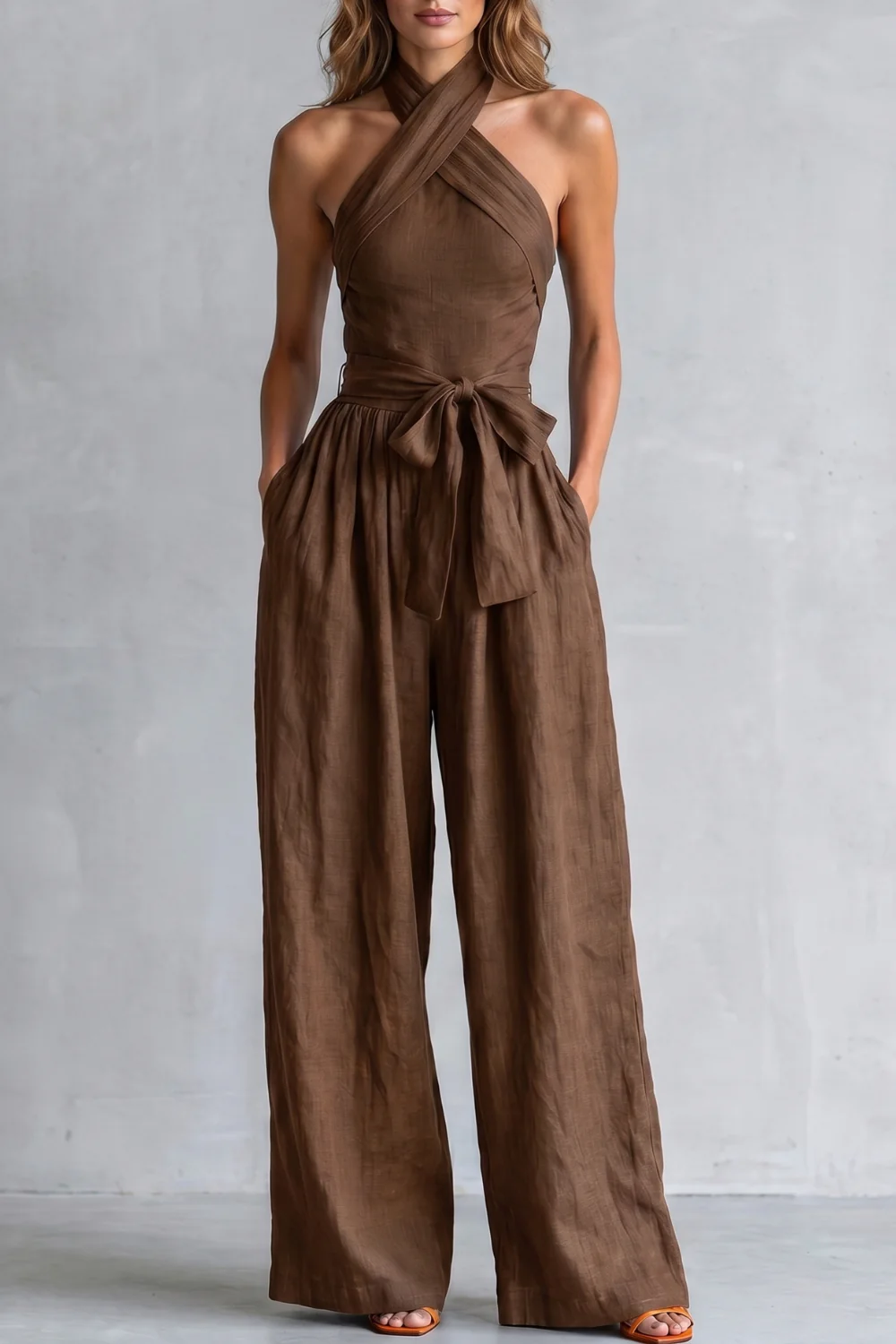 Aveline – Cross-halter sophistication – Wide-leg jumpsuit - Image 15