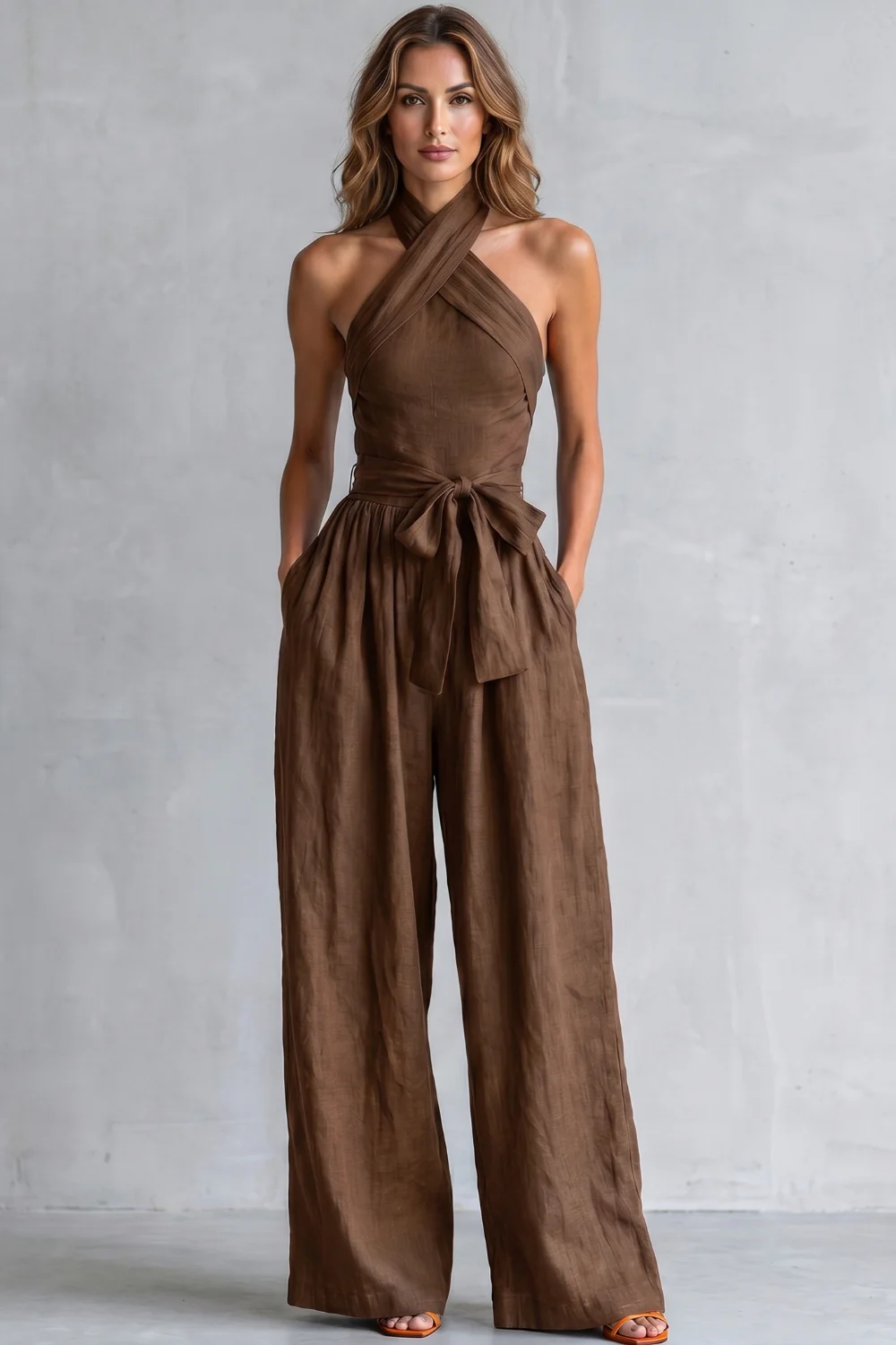 Aveline – Cross-halter sophistication – Wide-leg jumpsuit - Image 16
