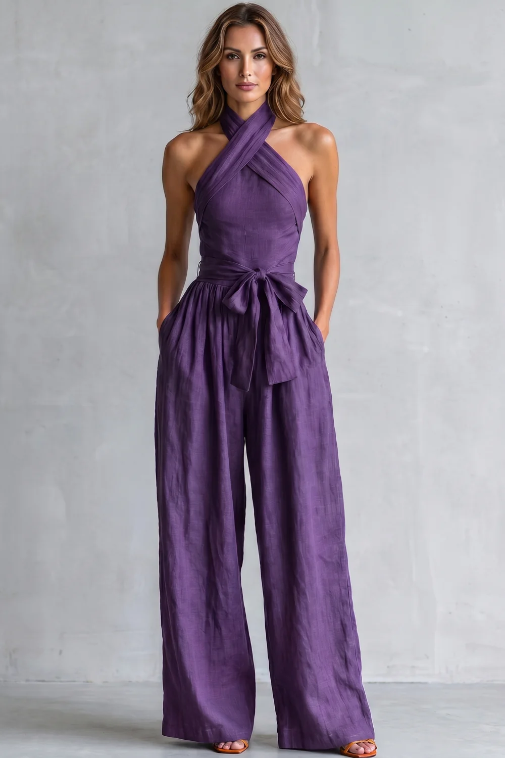 Aveline – Cross-halter sophistication – Wide-leg jumpsuit - Image 18