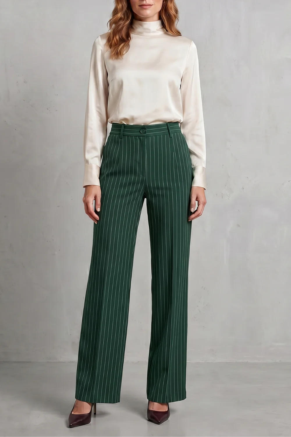 Belloire – Refined pinstripe elegance – Wide-leg trousers - Image 15
