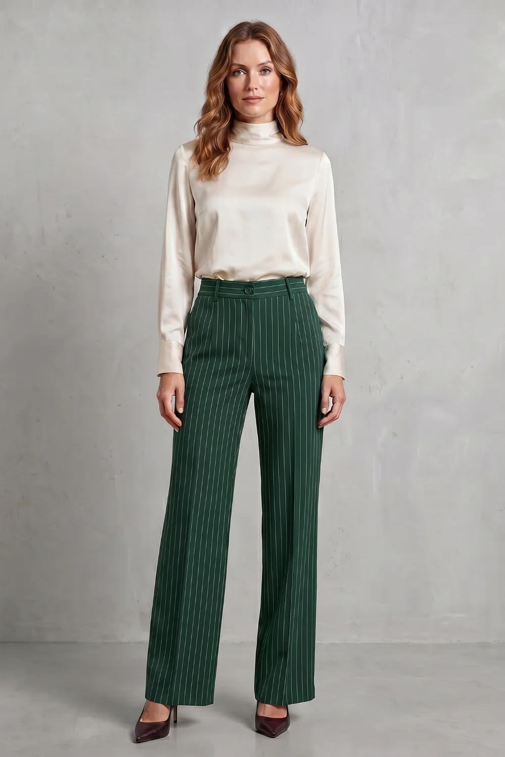 Belloire – Refined pinstripe elegance – Wide-leg trousers - Image 16