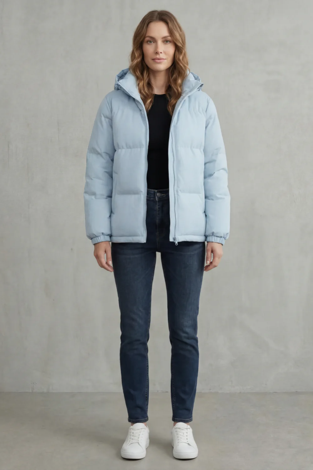 Caeloria – Quilted warmth – Hooded puffer jacket - Image 2