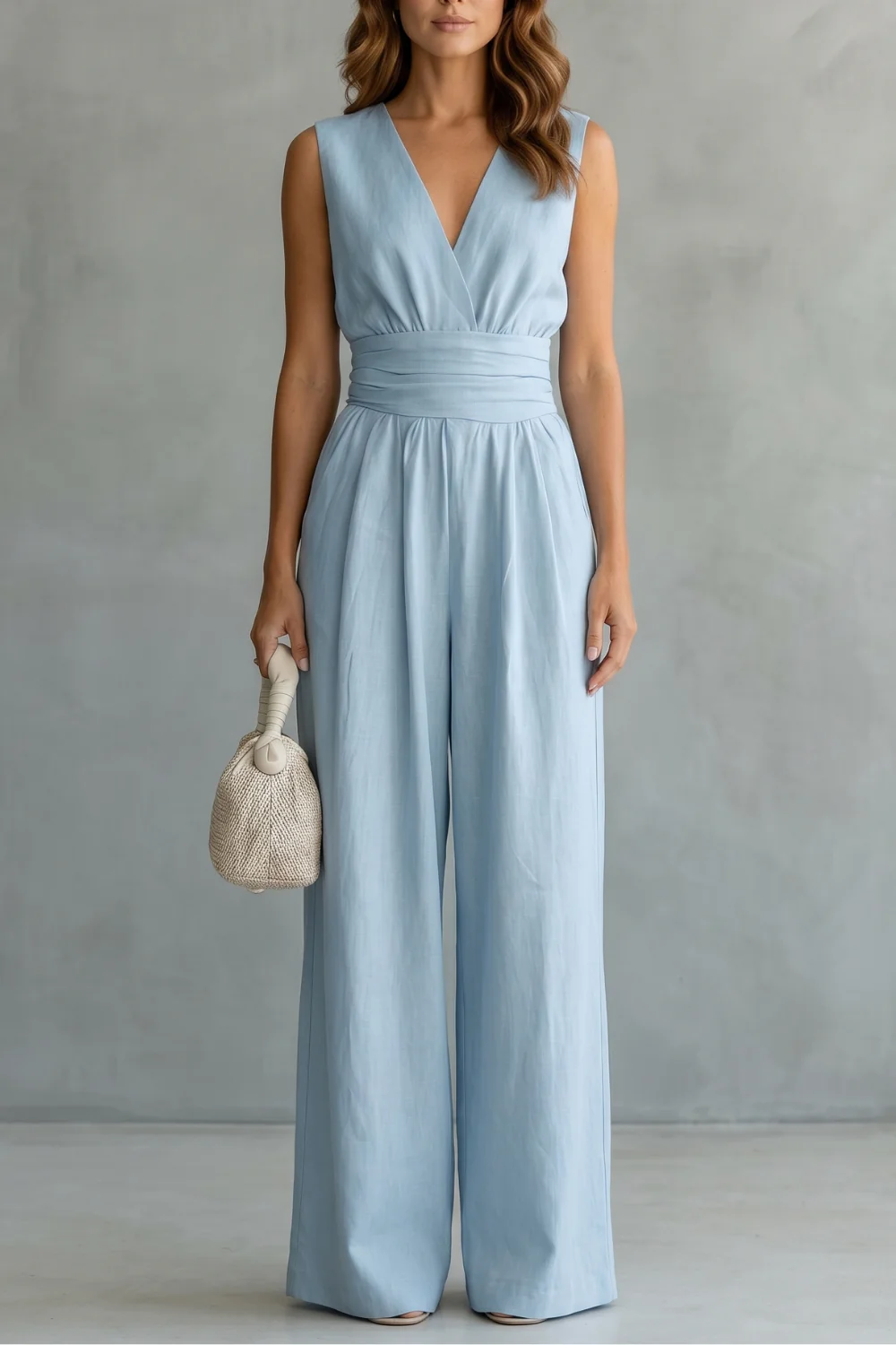 Celestielle – Waist-defining elegance – Sleeveless jumpsuit