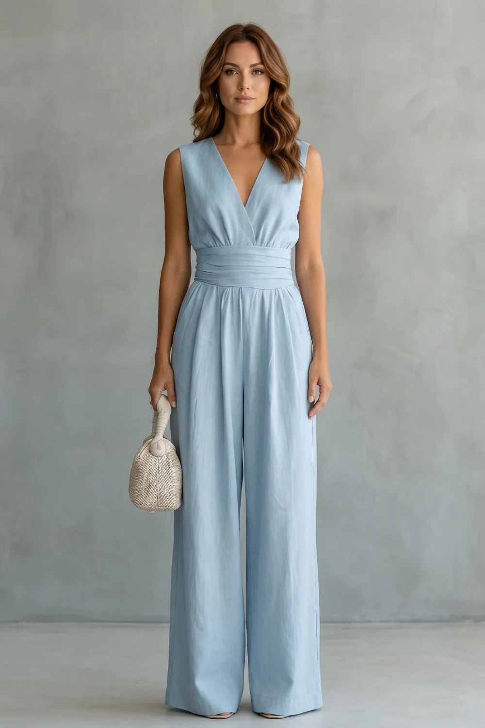 Celestielle – Waist-defining elegance – Sleeveless jumpsuit - Image 2