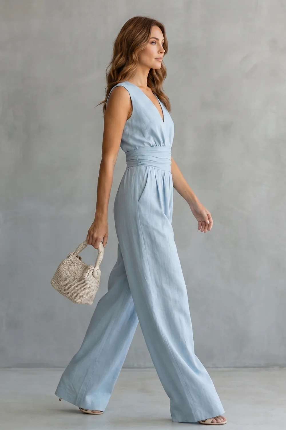 Celestielle – Waist-defining elegance – Sleeveless jumpsuit - Image 3
