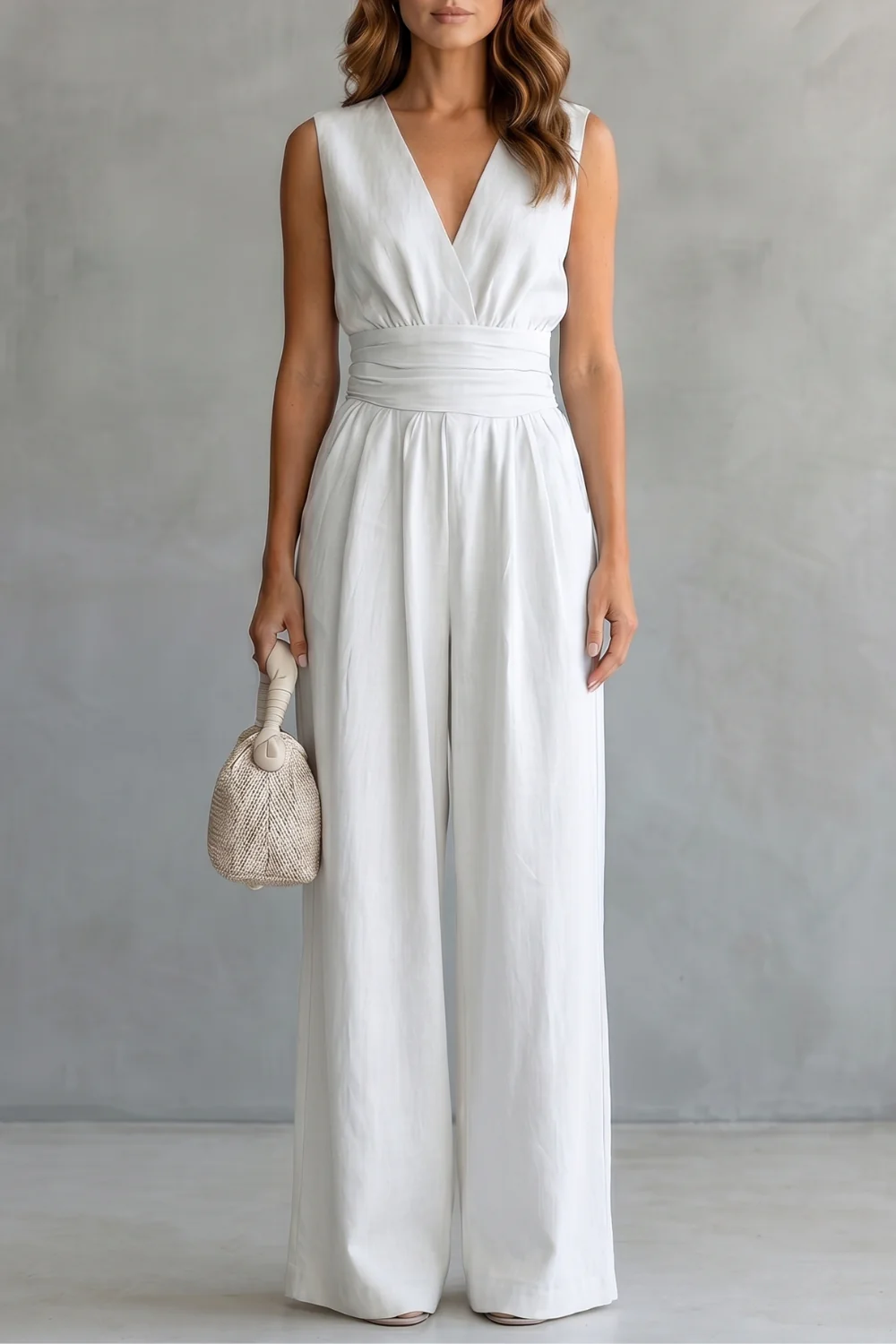 Celestielle – Waist-defining elegance – Sleeveless jumpsuit - Image 5