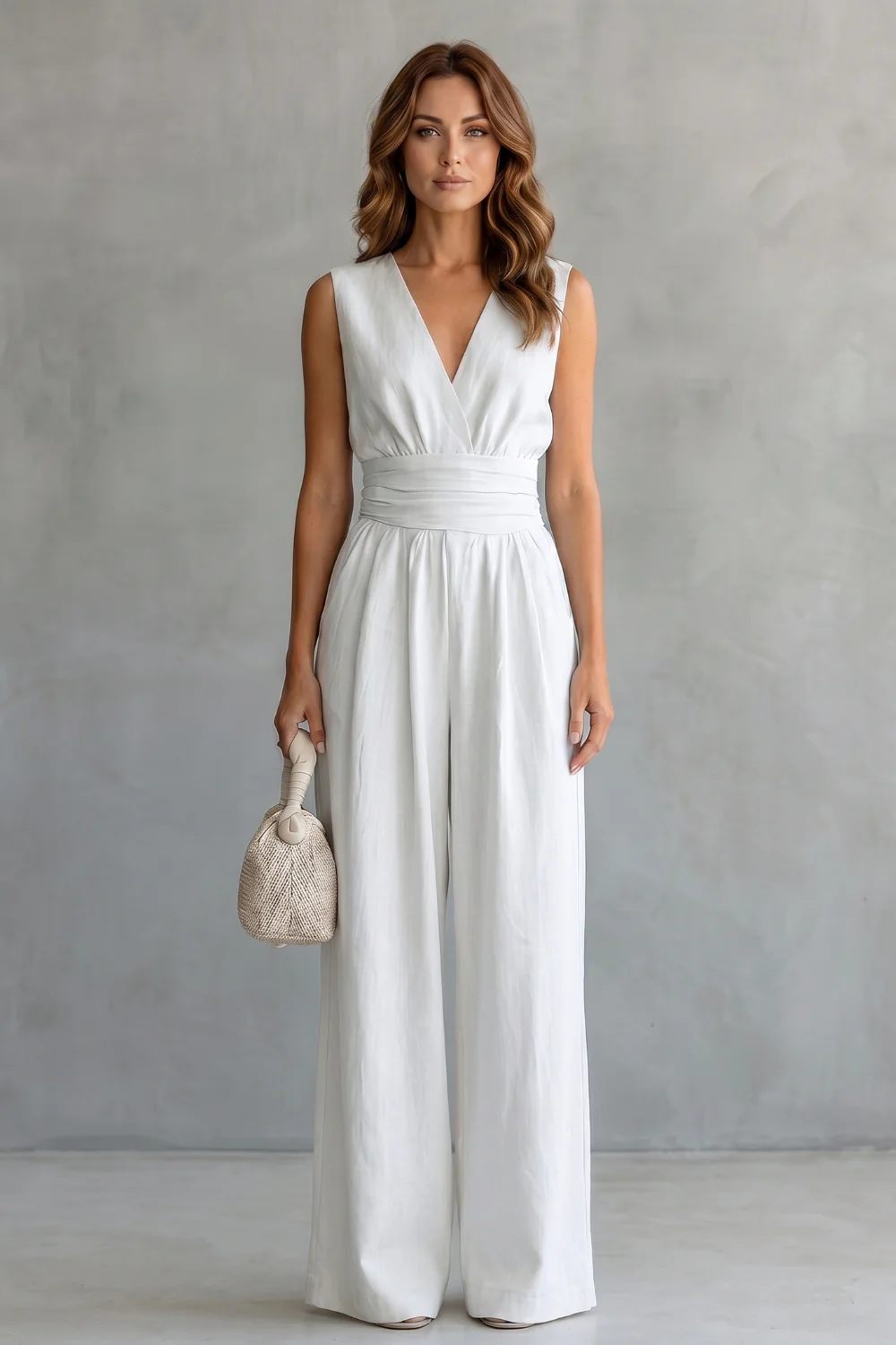 Celestielle – Waist-defining elegance – Sleeveless jumpsuit - Image 6