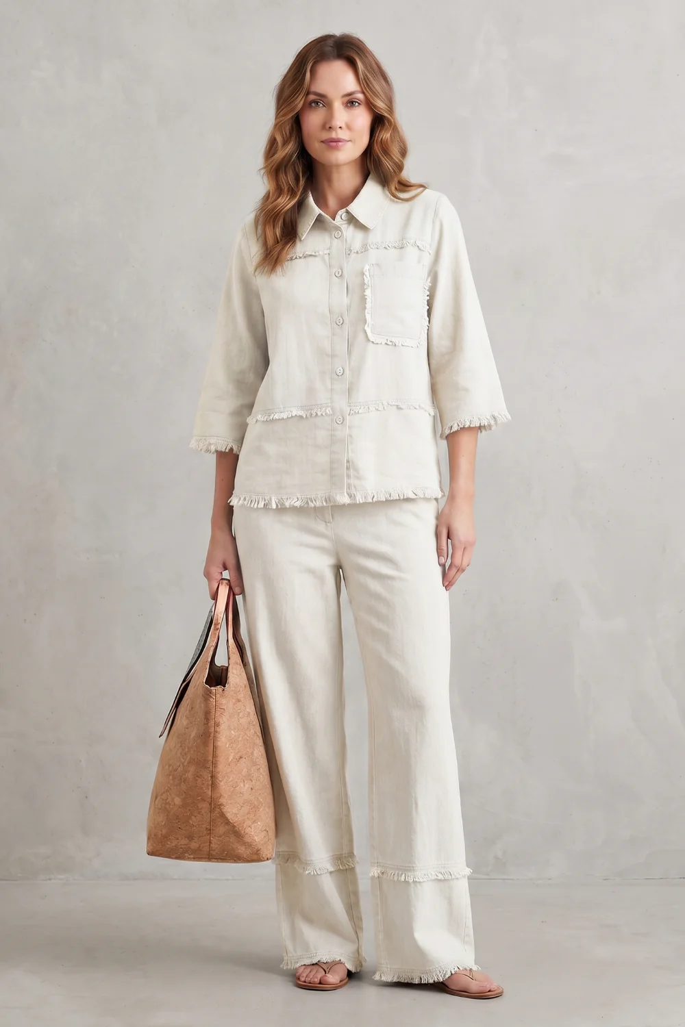 Celestine – Relaxed linen-inspired style – Trouser set - Image 12