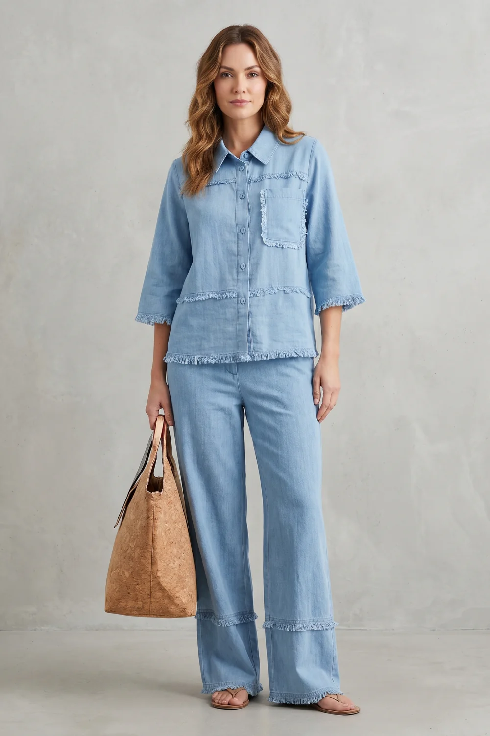 Celestine – Relaxed linen-inspired style – Trouser set - Image 2