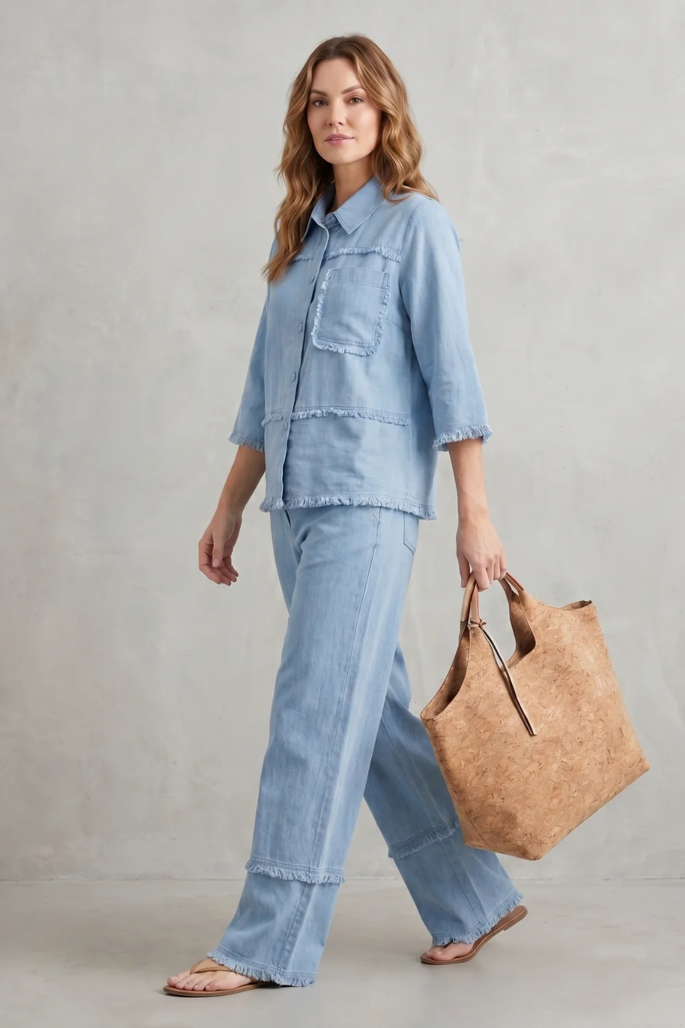 Celestine – Relaxed linen-inspired style – Trouser set - Image 3