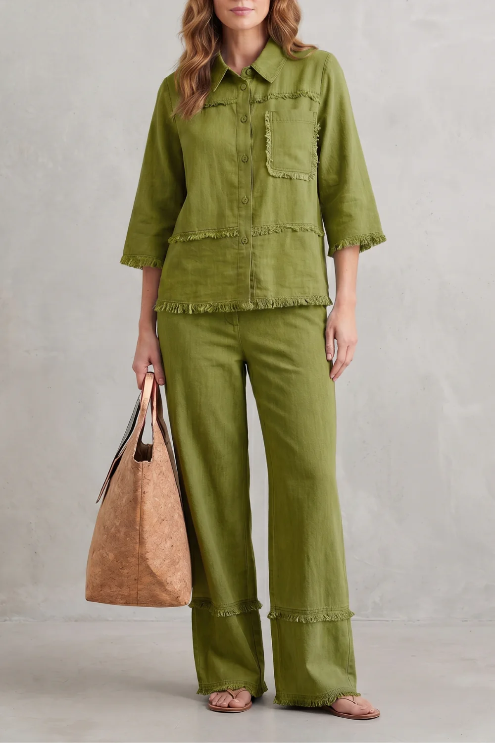 Celestine – Relaxed linen-inspired style – Trouser set - Image 5