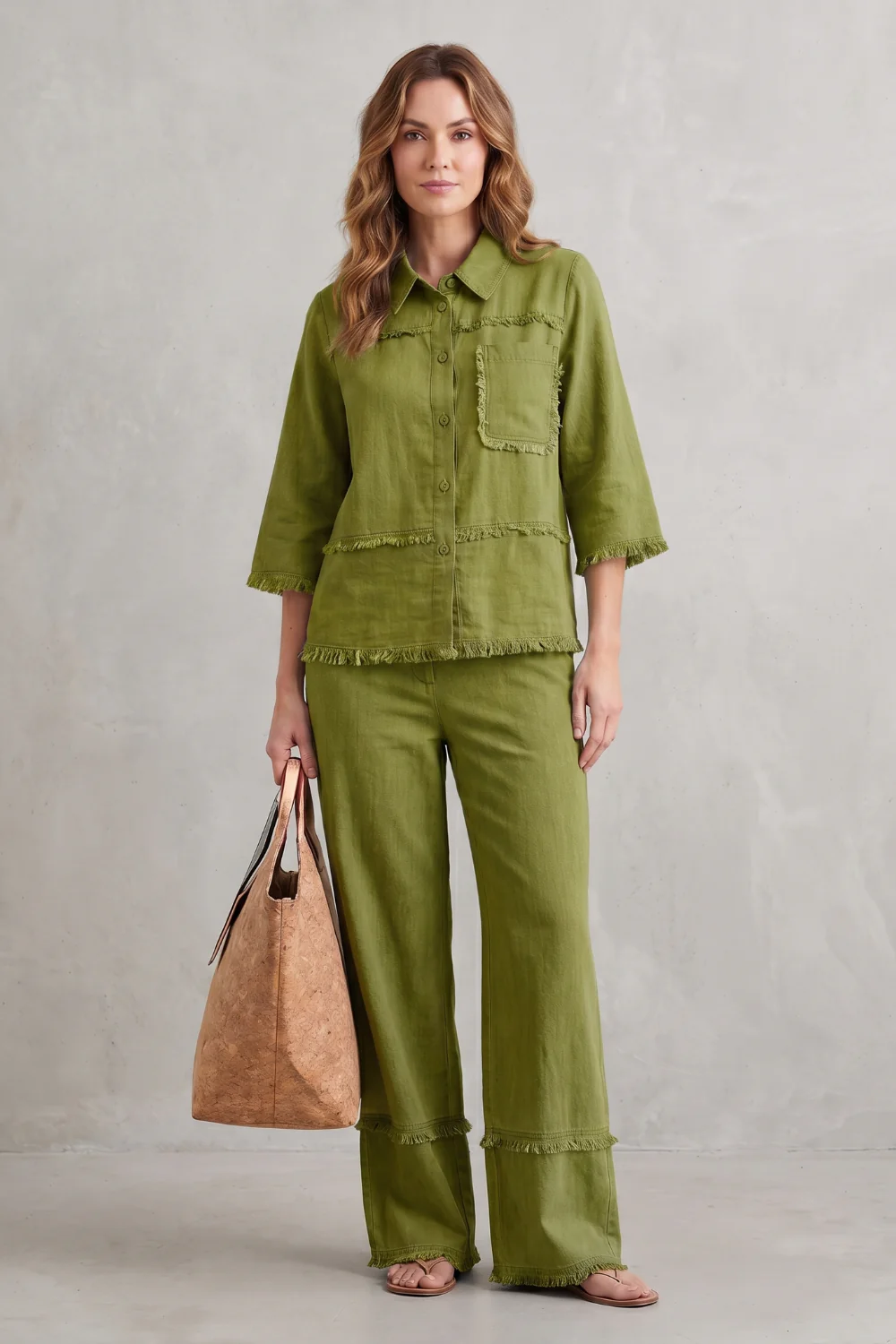Celestine – Relaxed linen-inspired style – Trouser set - Image 6