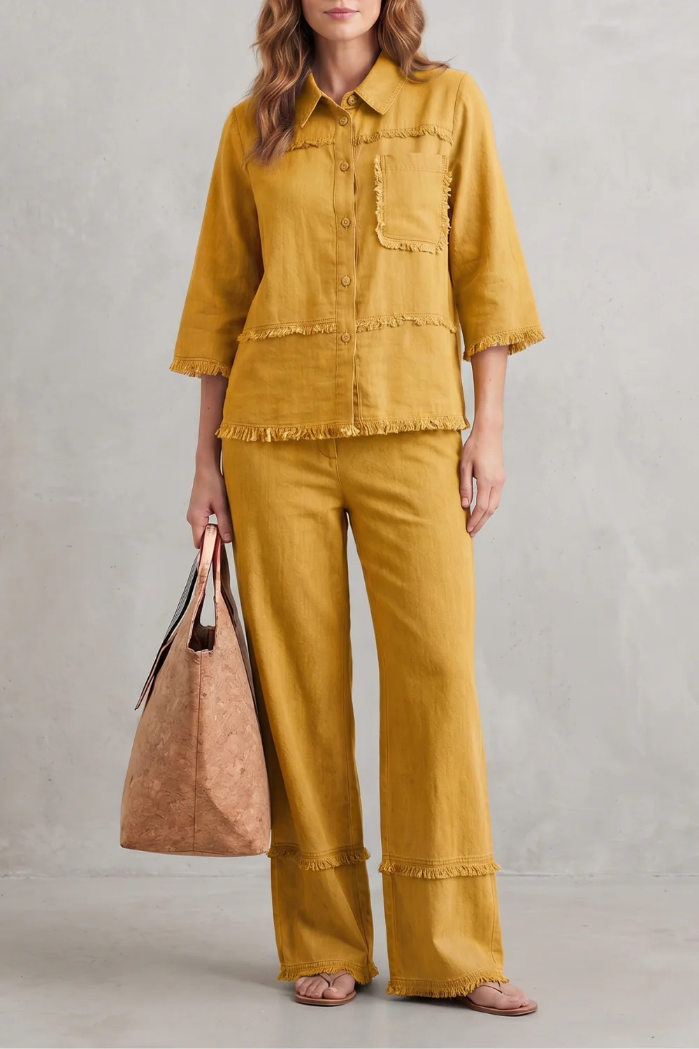 Celestine – Relaxed linen-inspired style – Trouser set - Image 7