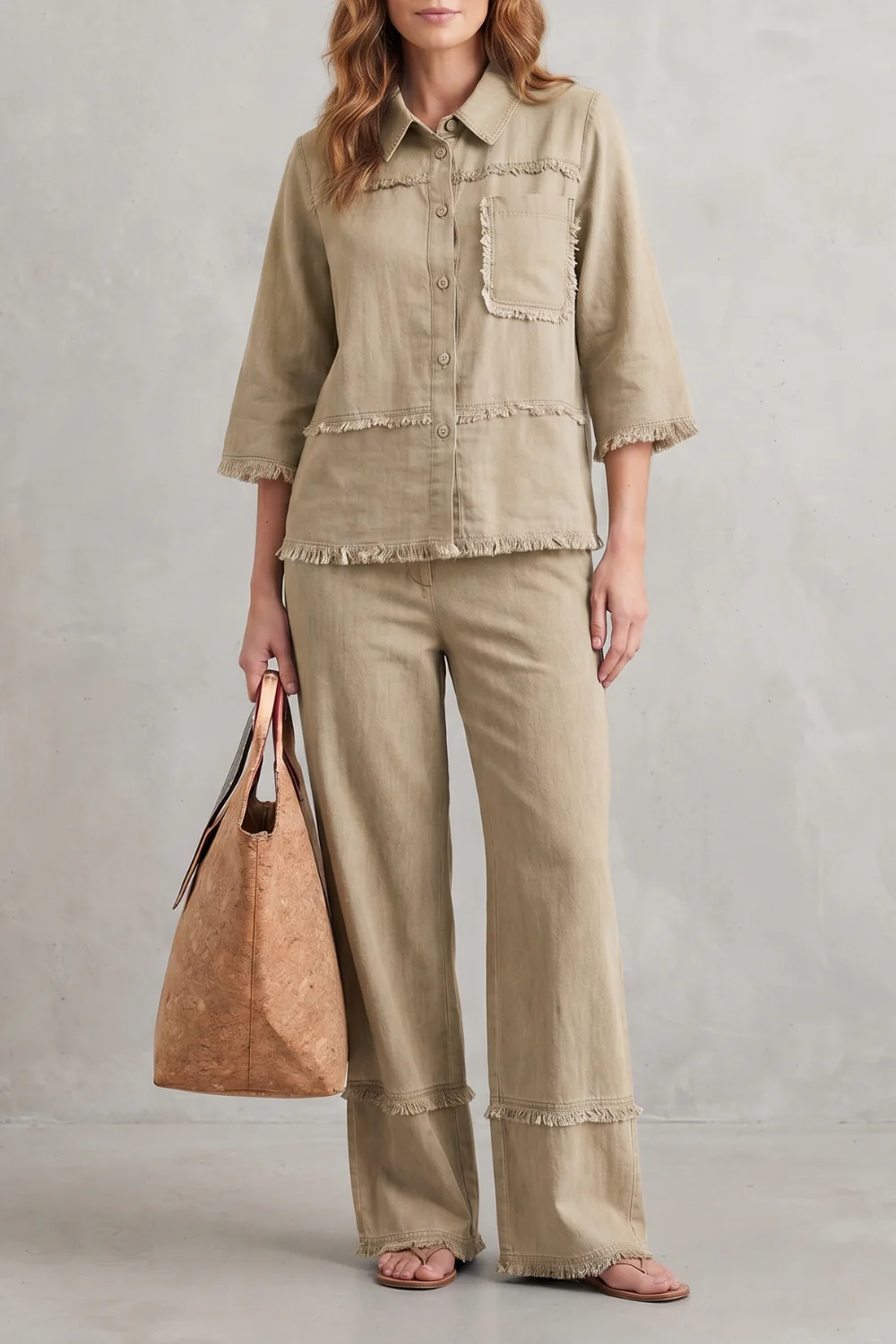 Celestine – Relaxed linen-inspired style – Trouser set - Image 9