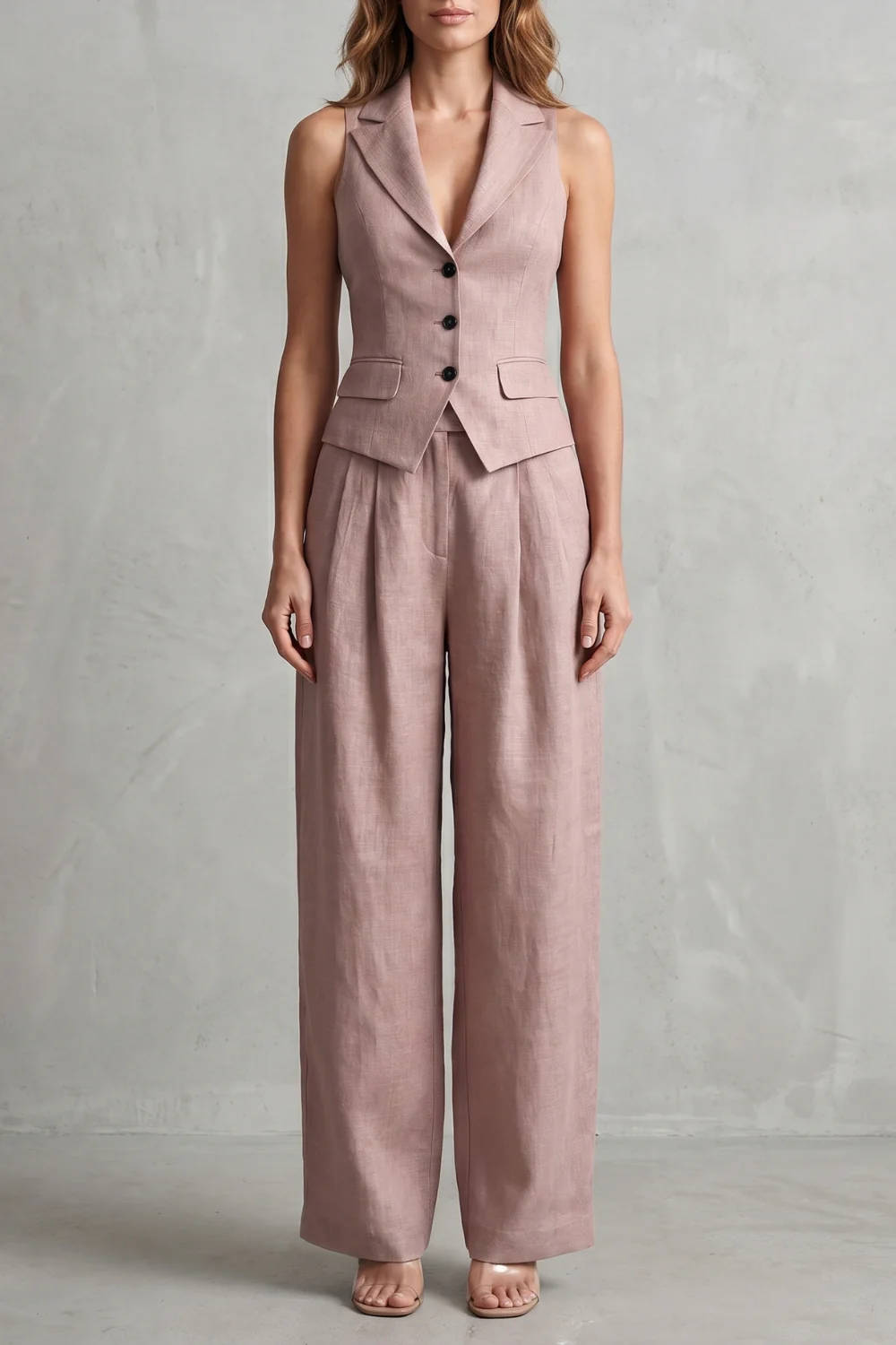 Élarique – Tailored elegance – Two-piece trouser set