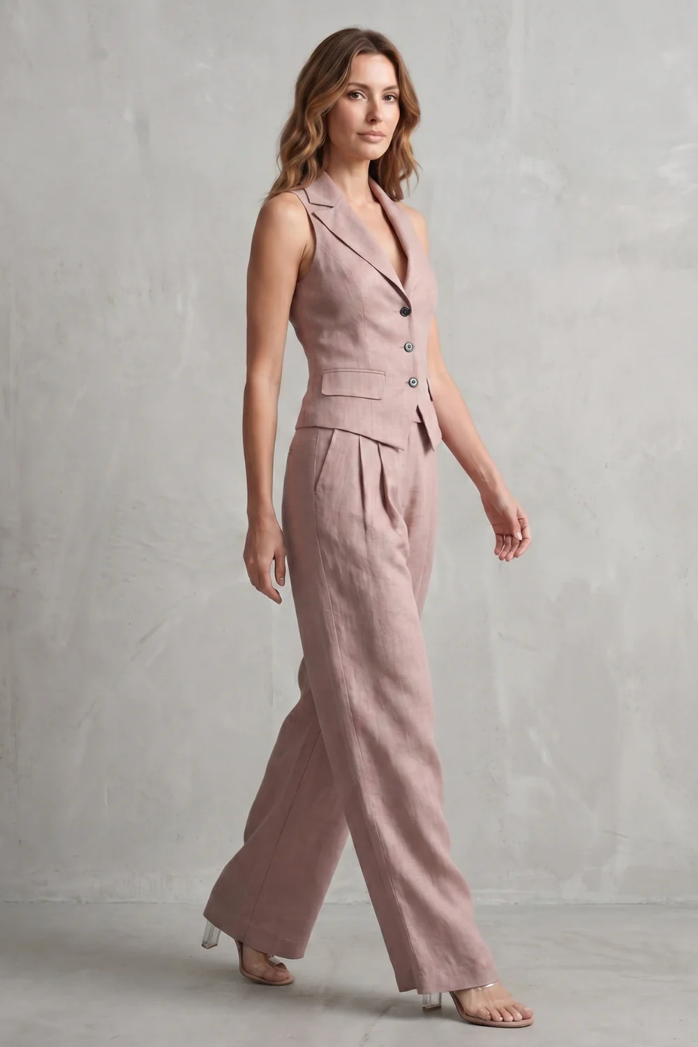 Élarique – Tailored elegance – Two-piece trouser set - Image 3