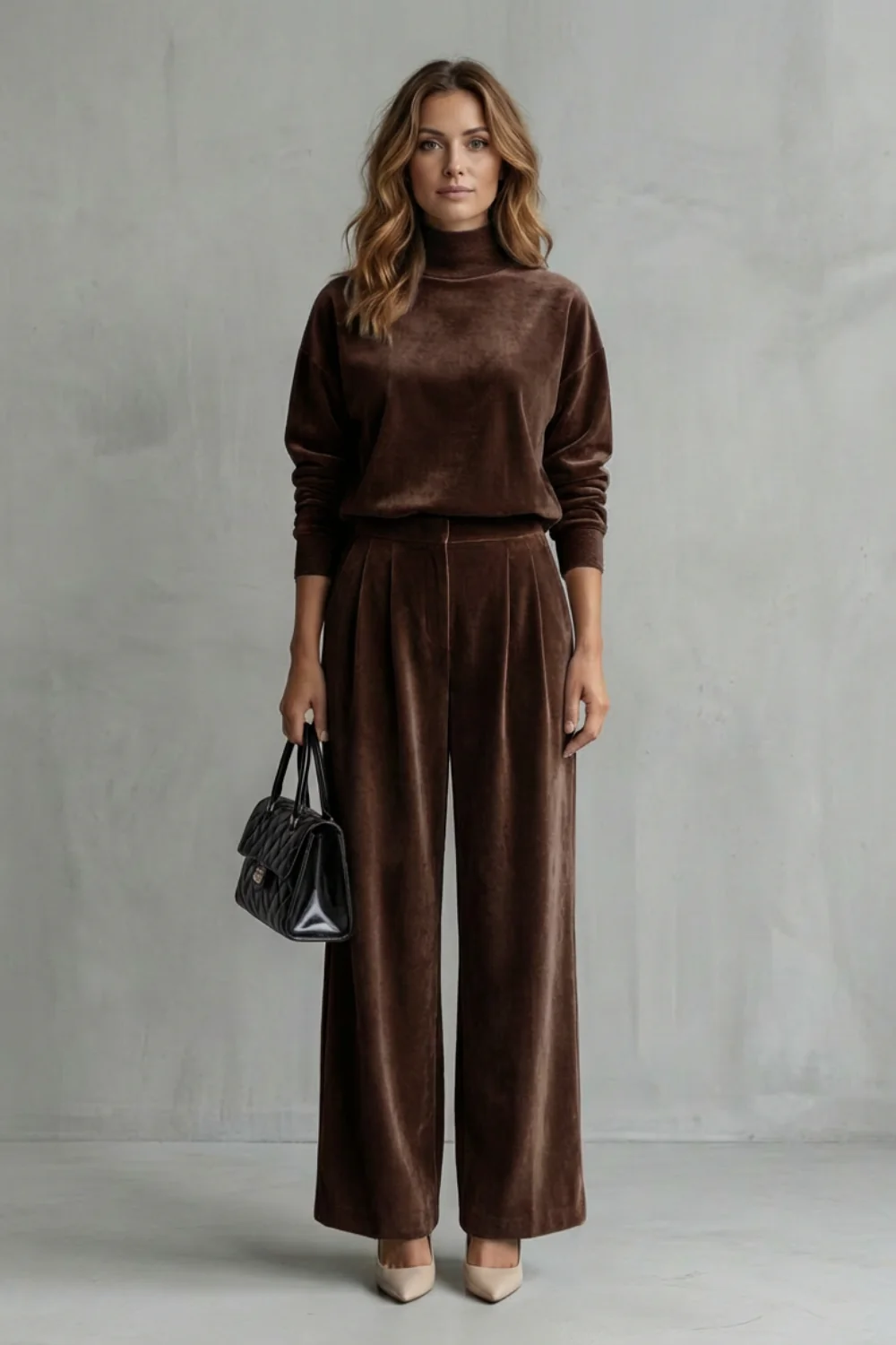 Élianne – Luxe Velour Elegance – Two-Piece Lounge Set - Image 10