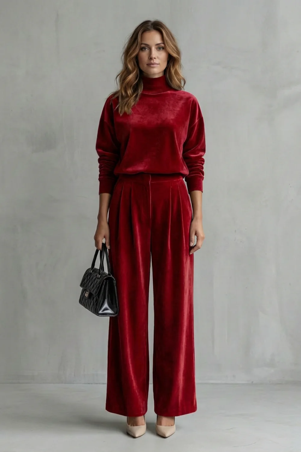 Élianne – Luxe Velour Elegance – Two-Piece Lounge Set - Image 14