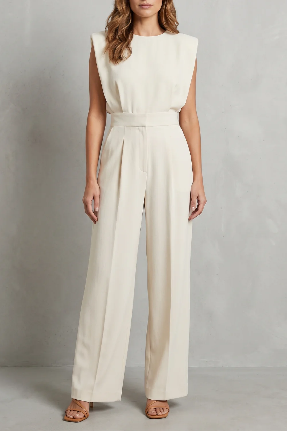 Elivra – Minimalist tailored elegance – Wide-leg jumpsuit