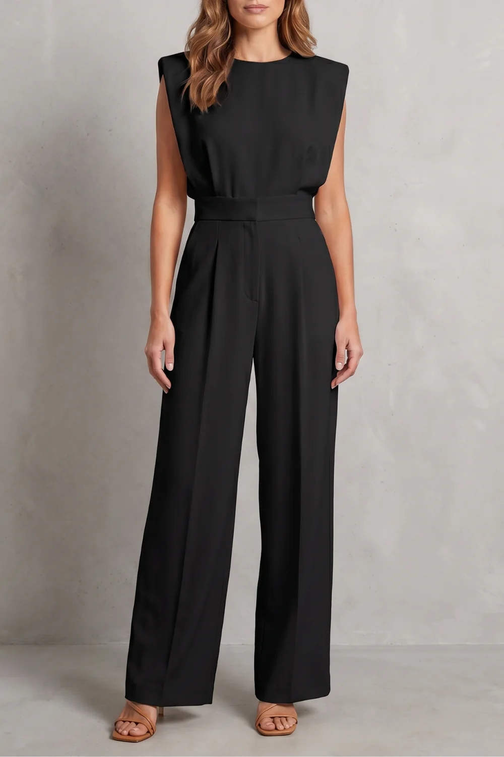Elivra – Minimalist tailored elegance – Wide-leg jumpsuit - Image 5