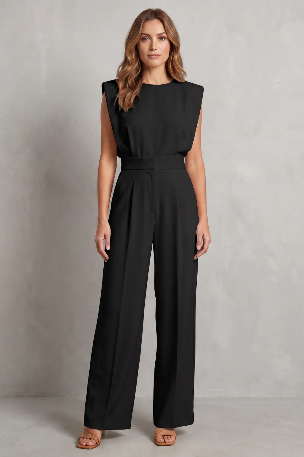 Elivra – Minimalist tailored elegance – Wide-leg jumpsuit - Image 6