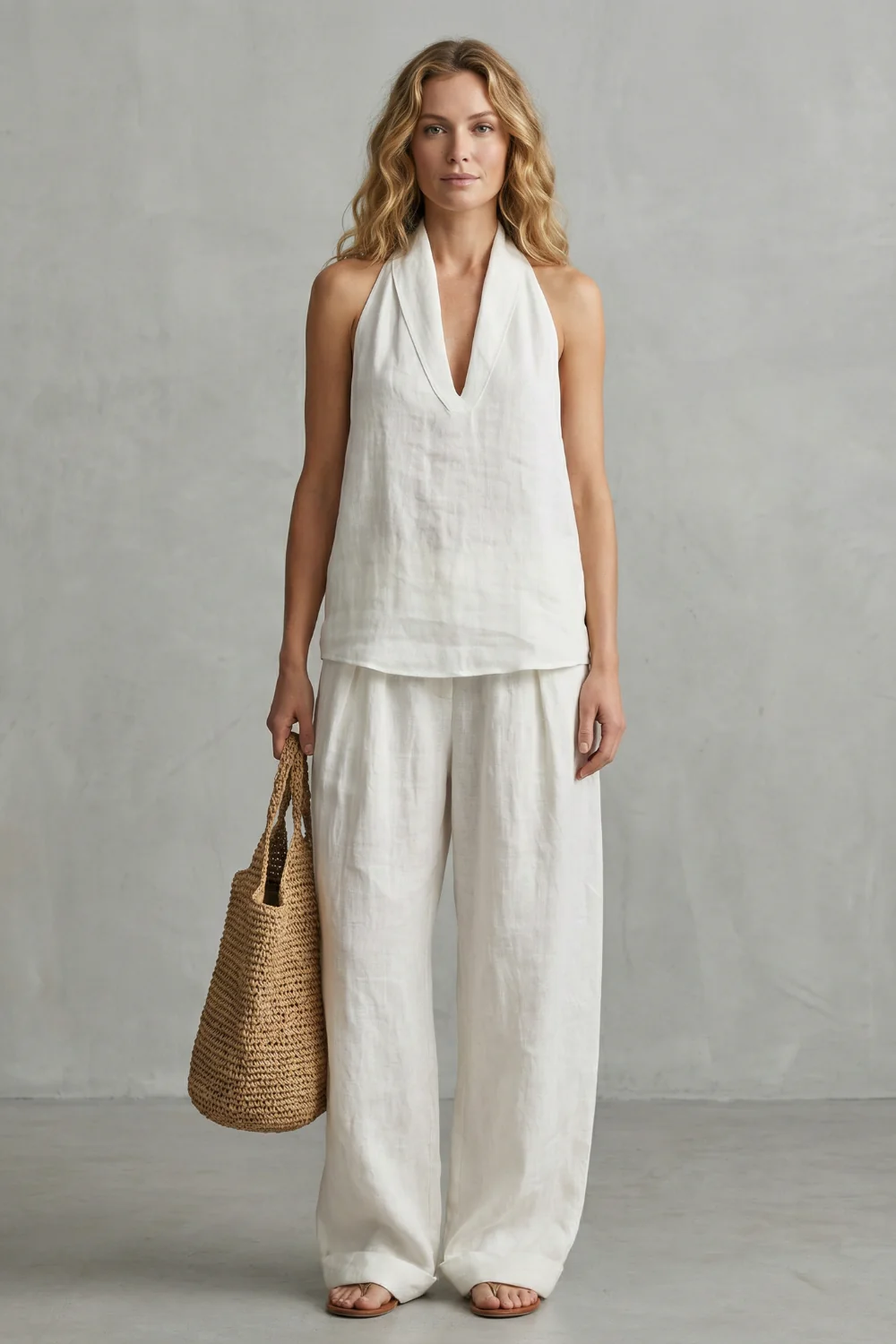 Elvaria – Effortless draped elegance – Two piece set - Image 2