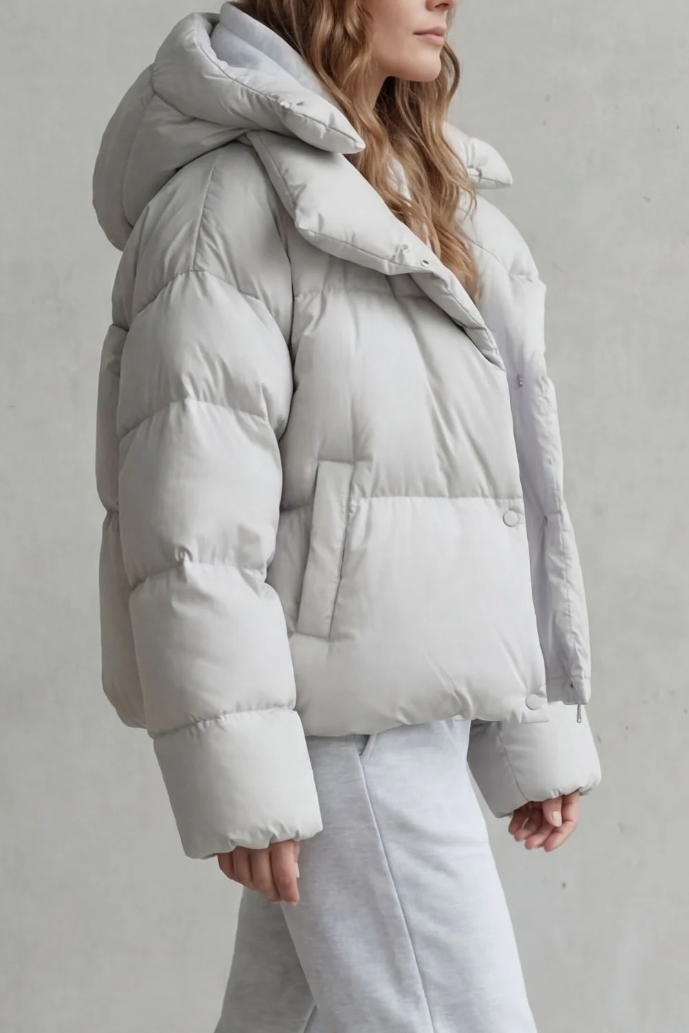 Elvéra – Cloud padded – Cropped puffer jacket - Image 4