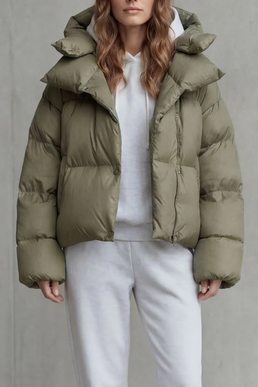 Elvéra – Cloud padded – Cropped puffer jacket - Image 5