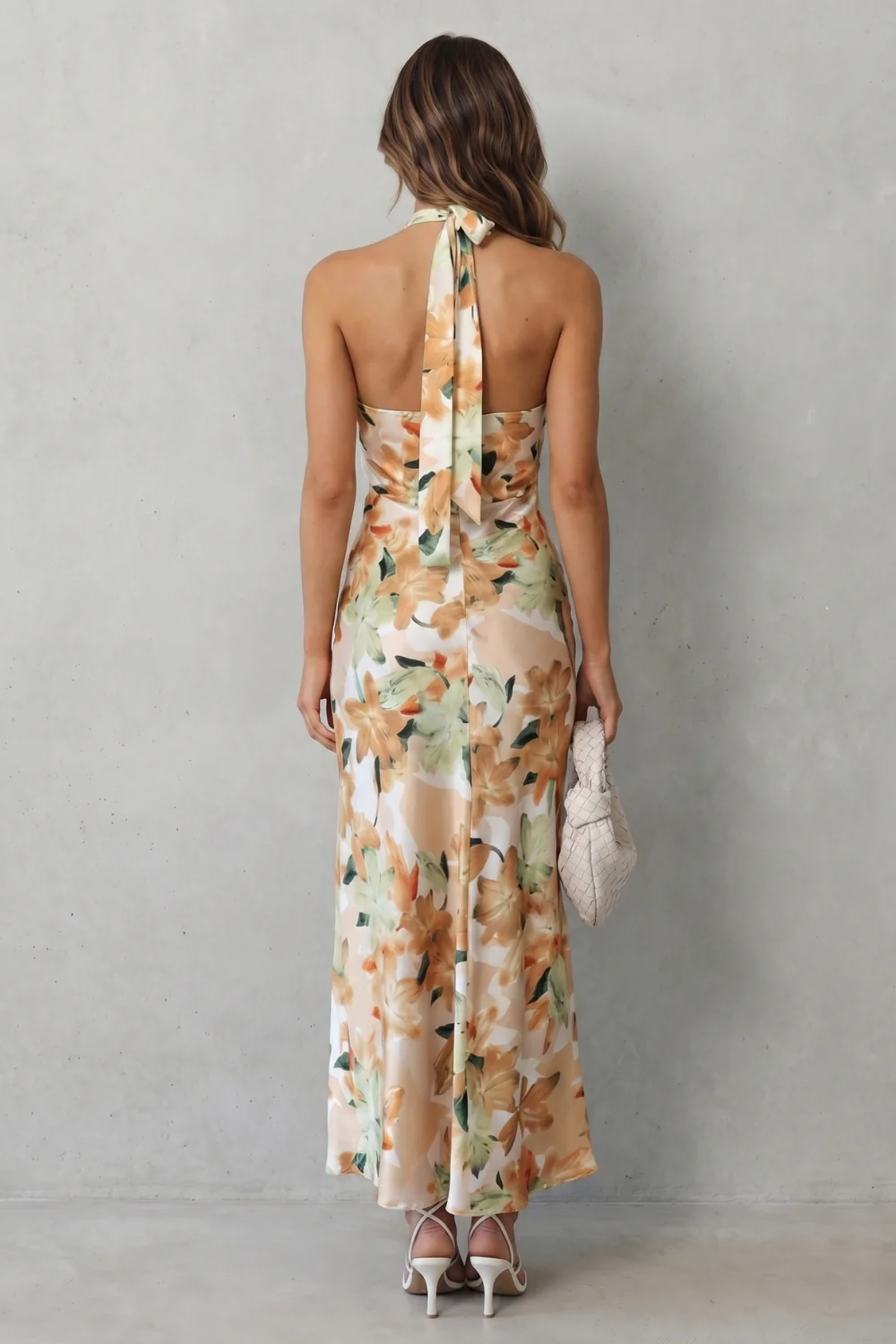 Emberelle – Floral halter elegance – Maxi dress - Image 4
