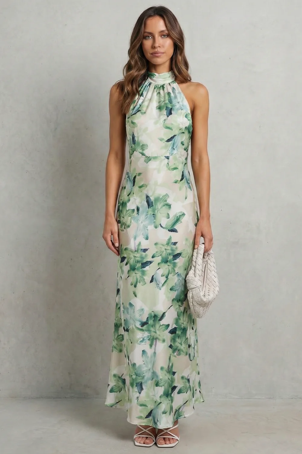Emberelle – Floral halter elegance – Maxi dress - Image 8