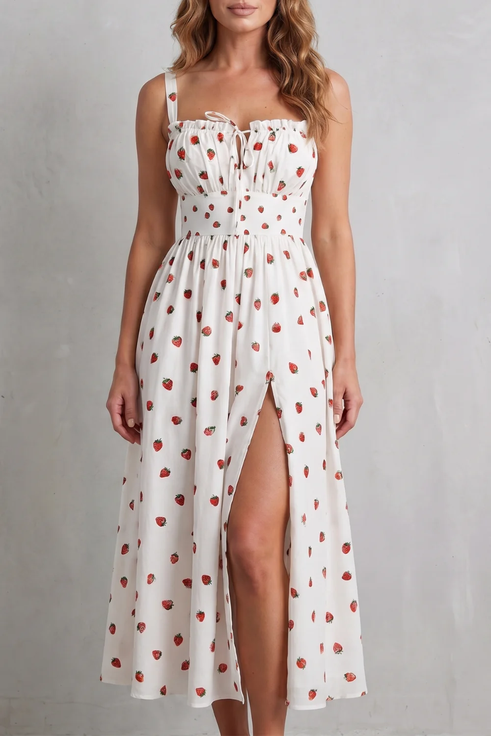 Fioralina – Sweet fruit print romance – Maxi dress - Image 5
