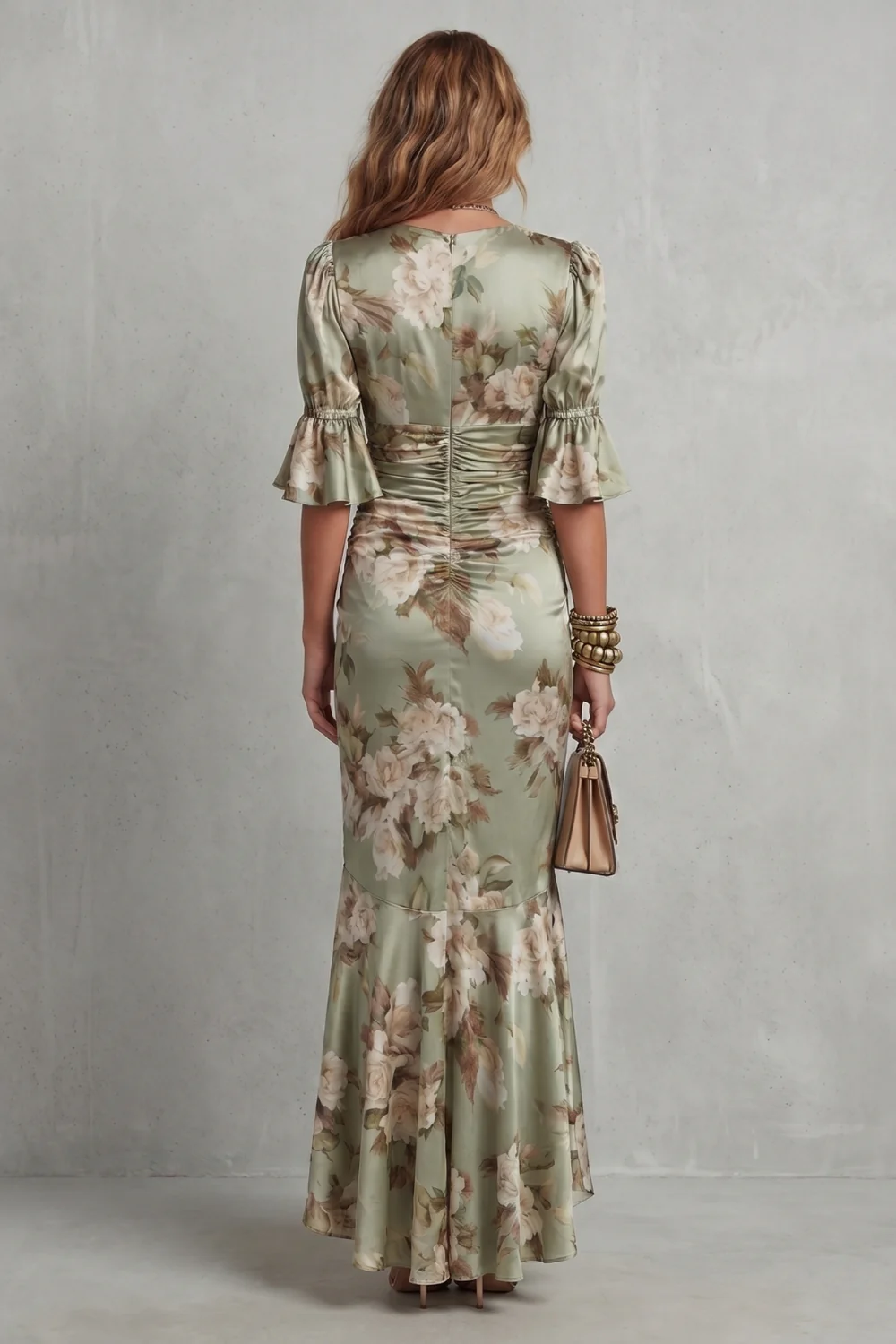 Florélle – Romantic floral draping – Maxi dress - Image 4