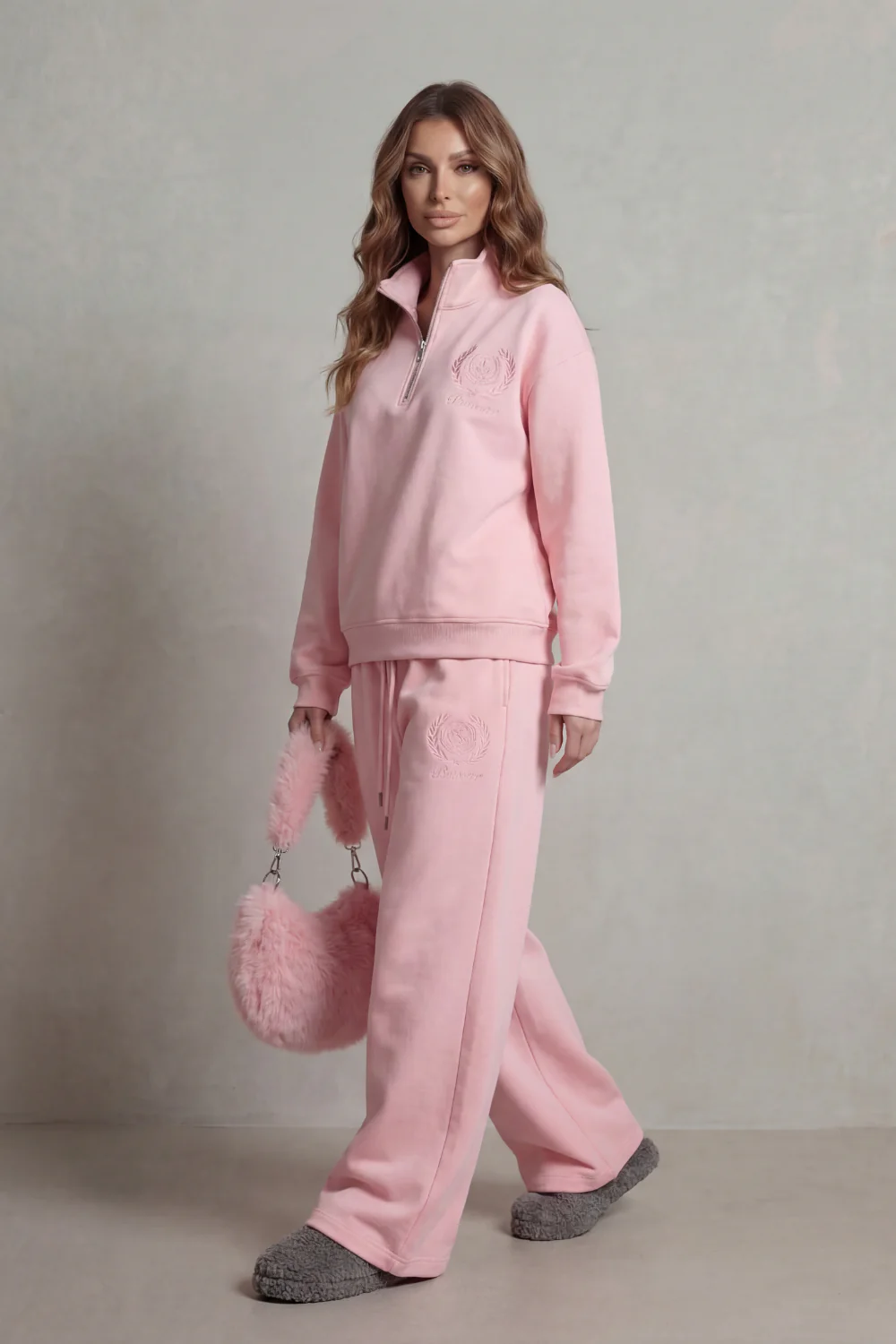 Florevée – Embroidered crest – Zip lounge set - Image 3