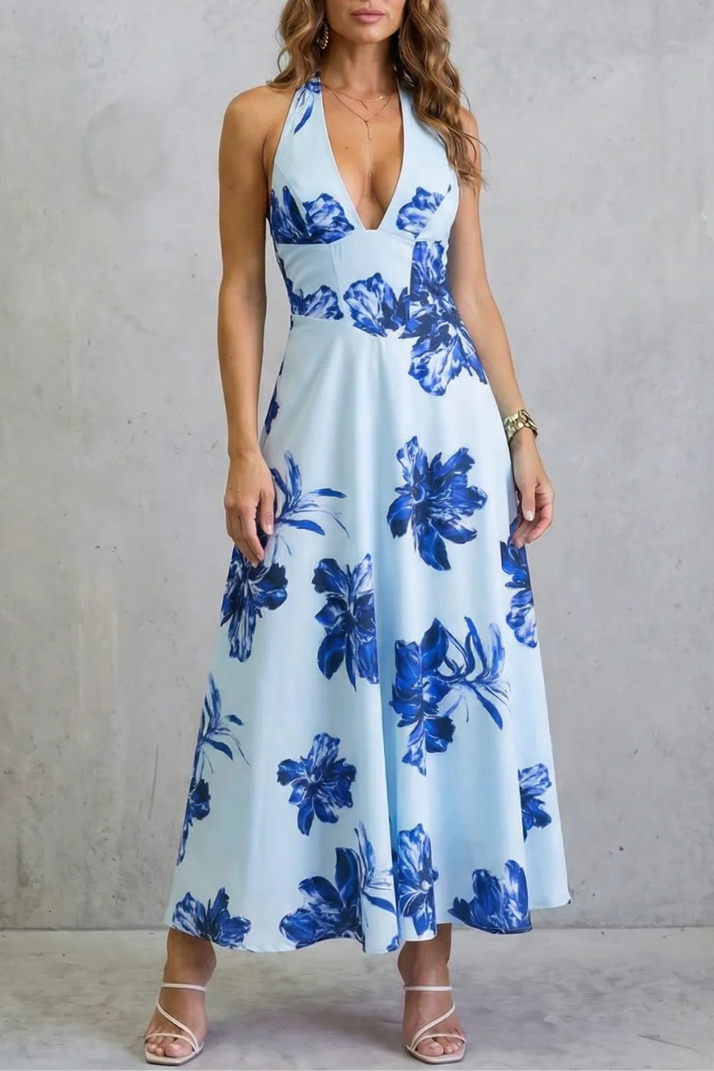 Florévia – Backless floral elegance – Maxi dress - Image 6