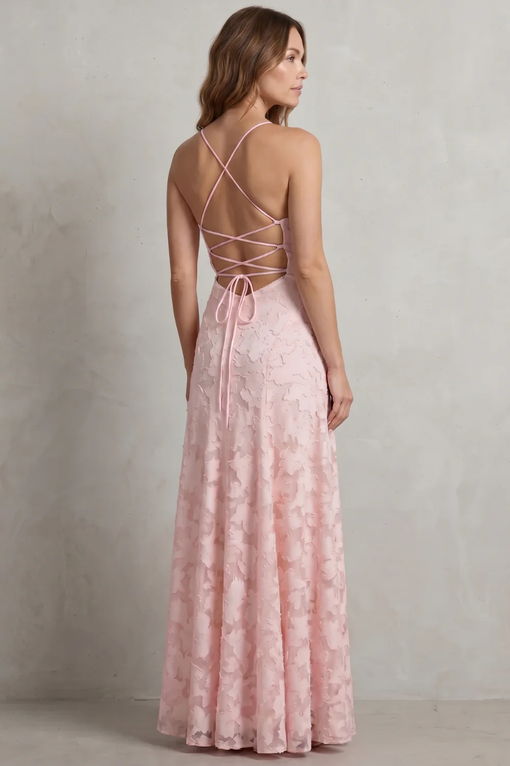 Florielle – Romantic floral silhouette – Sleeveless maxi dress - Image 4