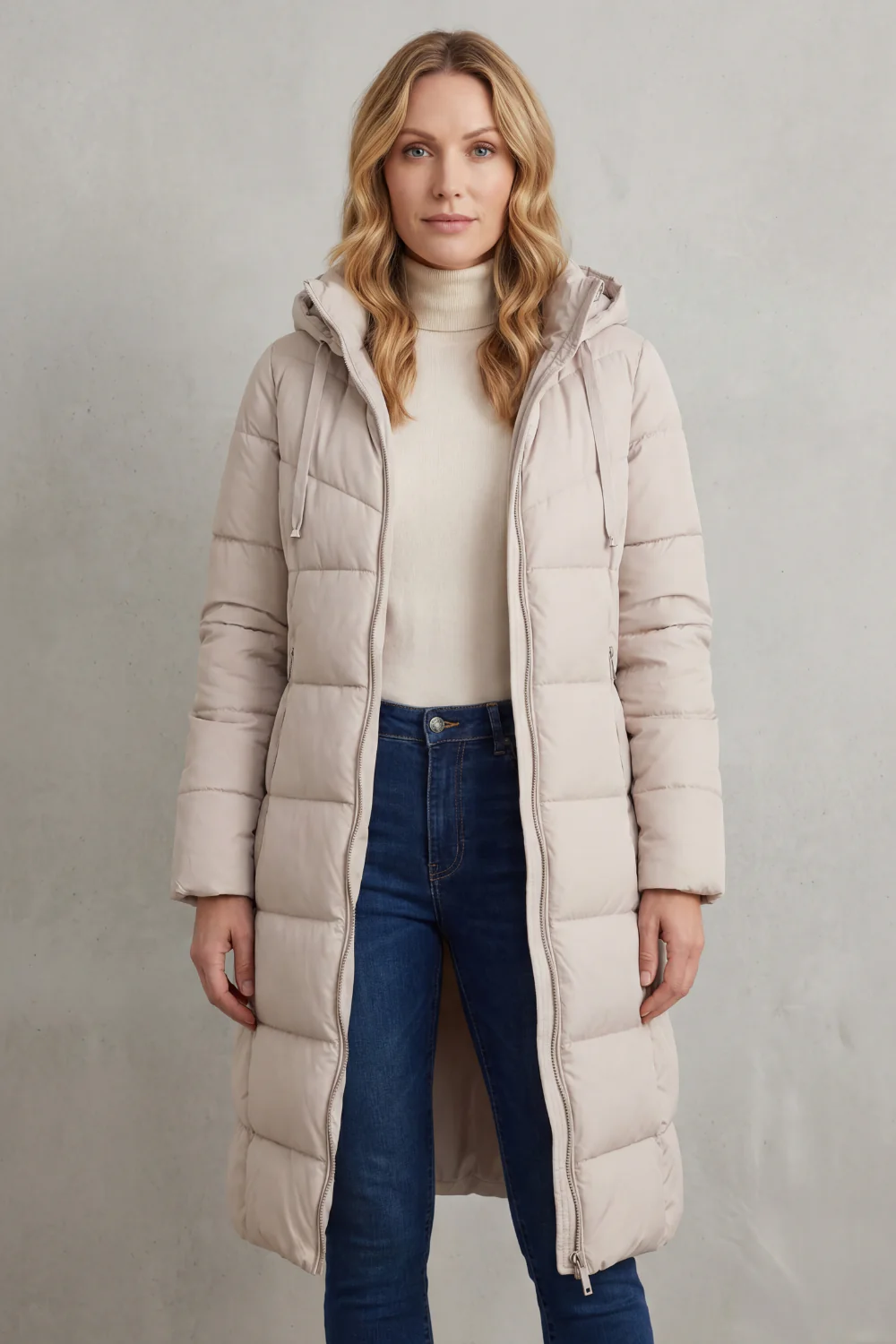 Langley – Warm Women’s Longline Puffer Jacket - Image 2
